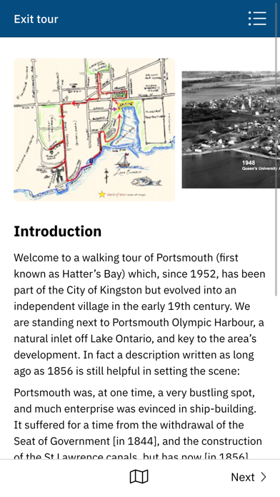 Walking Tours of Kingston Screenshot