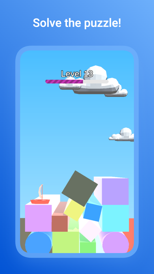 #1. Color Sail 3D Dot Puzzle Game (iOS) By: SHOTA HIGASHIHARA