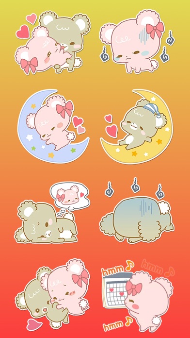 Sweet sugar cubs Stickers Screenshot