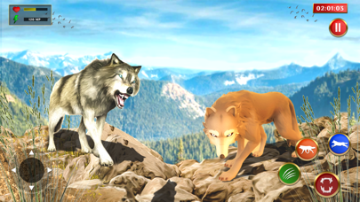 Wild Wolf Jungle Simulator 3d Screenshot