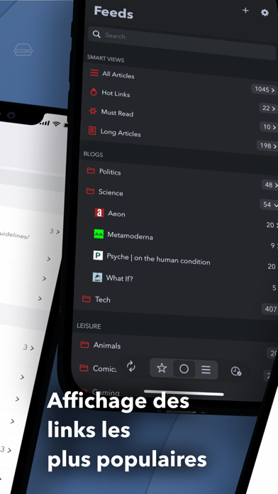 Screenshot #2 pour Fiery Feeds: RSS Reader