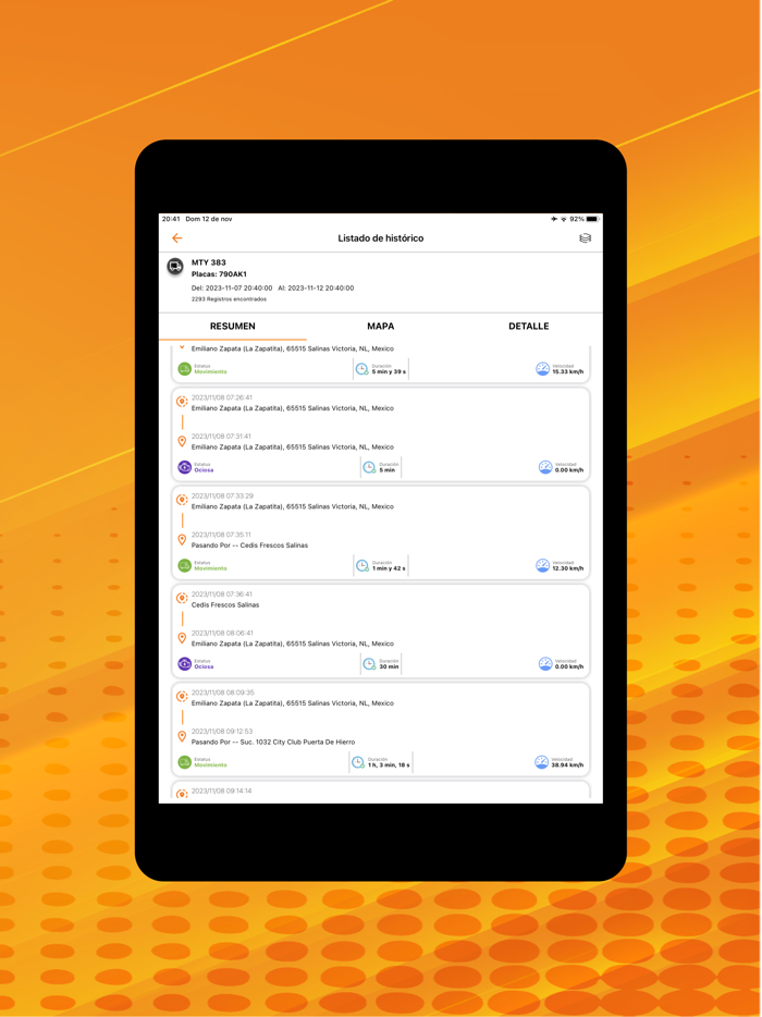 Tracking by Grupo UDA