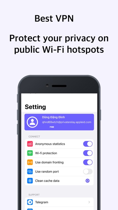 VPN Lite - Hotspot & Unlimited Screenshot