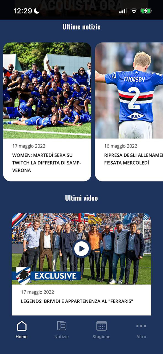 U.C. Sampdoria App Ufficiale