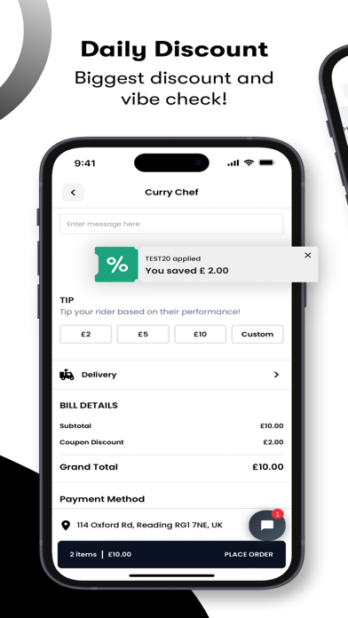 FoodGoose: Food Delivery Screenshot