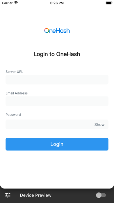 OneHash Screenshot