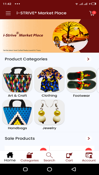 iSTRIVE Market Place Screenshot