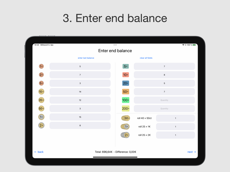 #3. Cashing Up (iOS) By: Fabian Langer