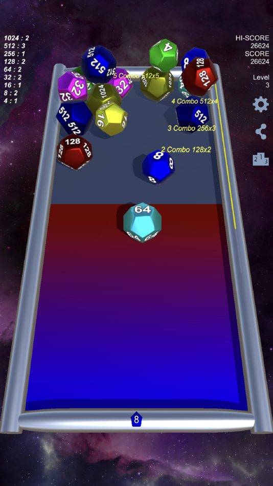 #3. SHOT2048 (iOS) 由: PROPE