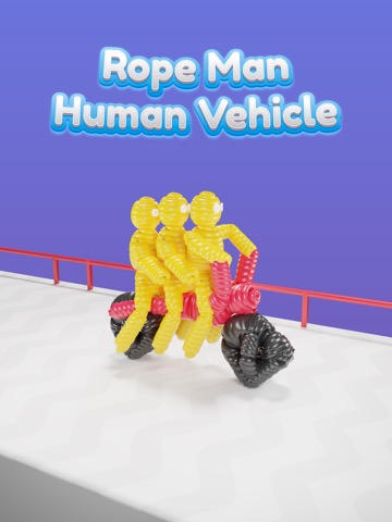 Human Vehicle: Rope-man 3d runのおすすめ画像1