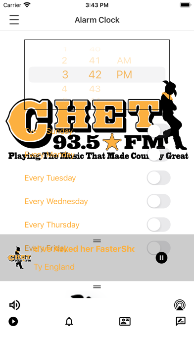93.5 Chet FM. Screenshot