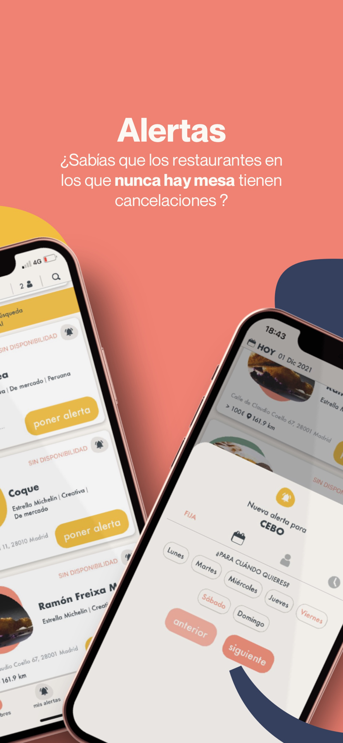 Maybein - Encuentra mesa