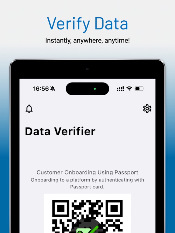 Data Verifier iPad screenshot