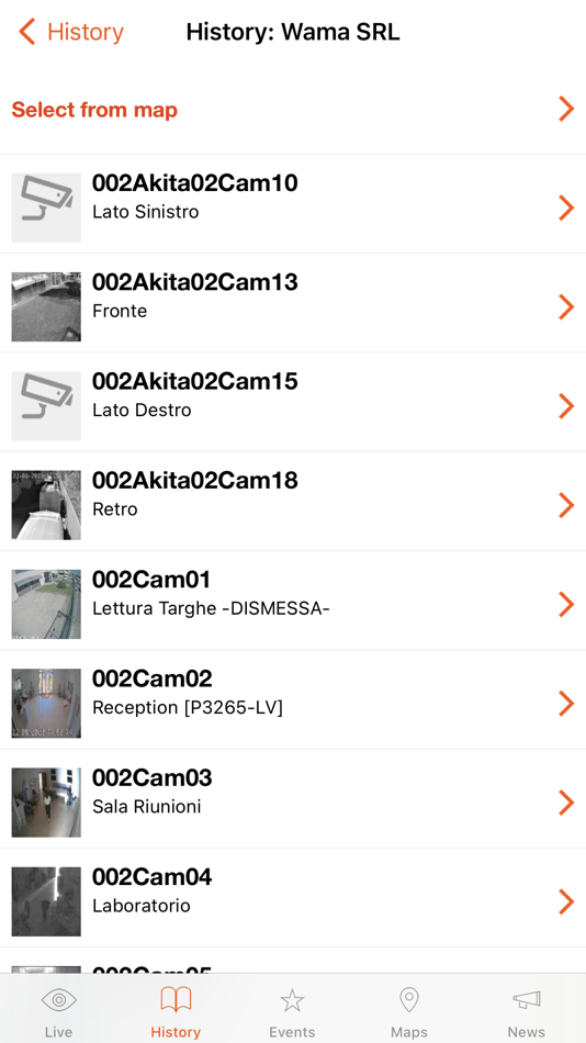 #5. Camnet (iOS) Podle: Camnet srl