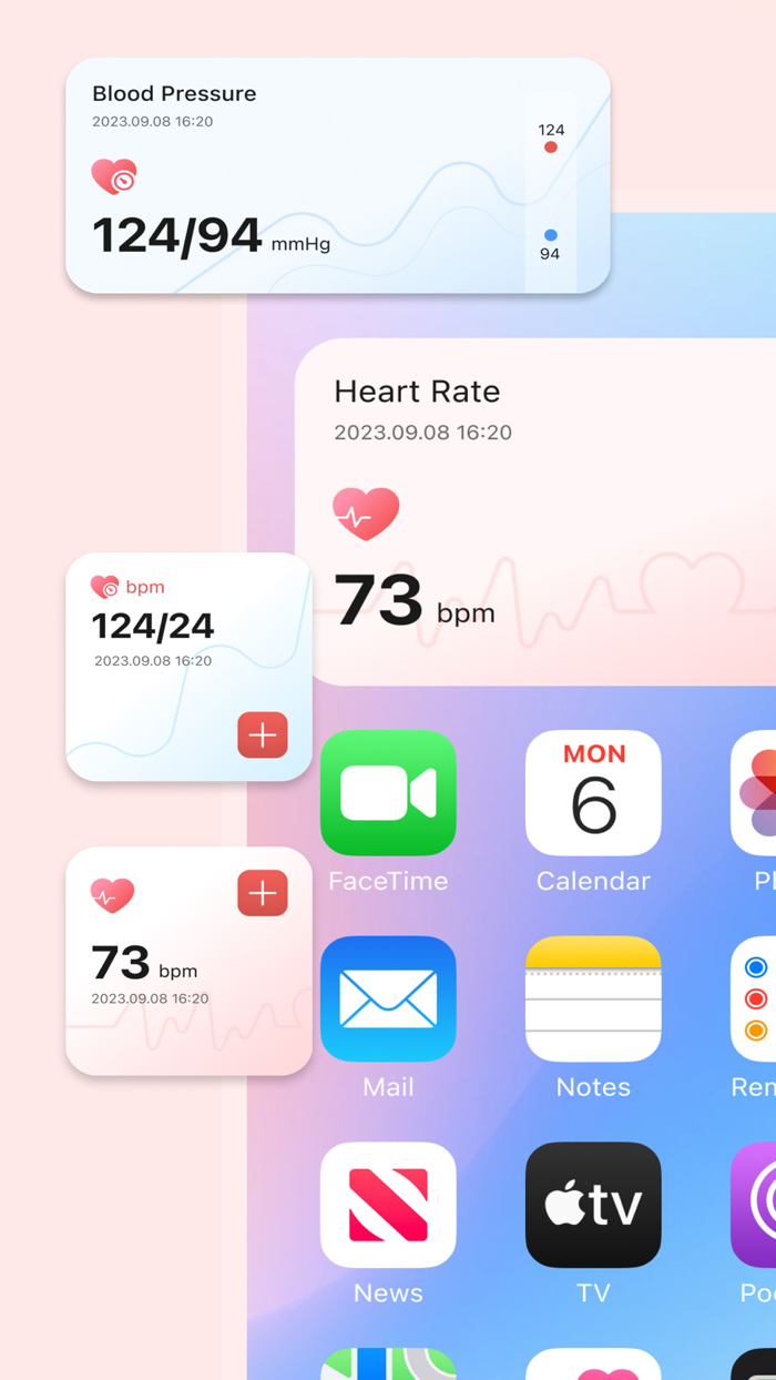 Blood Pressure APP-pulse track