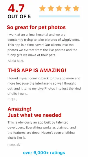 Screenshot von Lively - Photos To GIF auf dem iPhone 5