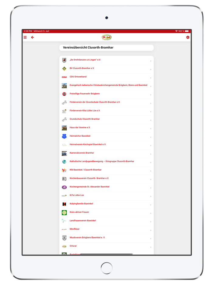 Clusorth-Bramhar App