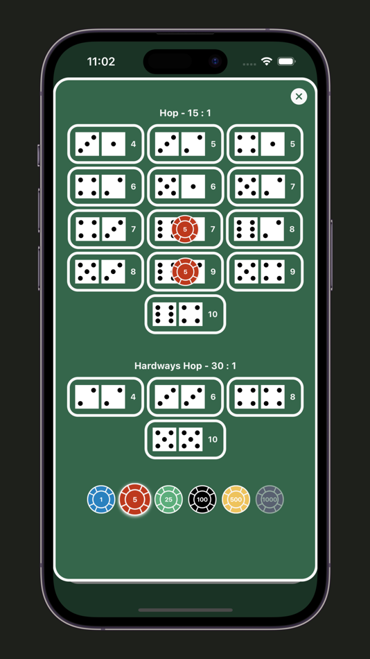#4. Craps Mobile (iOS) Podle: Laslow Media Labs LLC