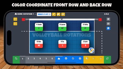 Screenshot #3 pour Volleyball Rotations