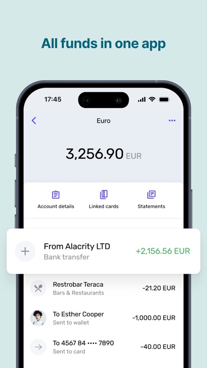 Genome money transfers & cards