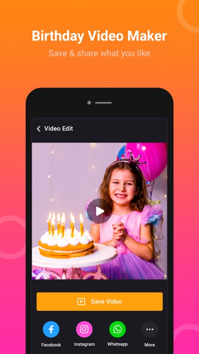 Birthday Video Maker - HBD Screenshot