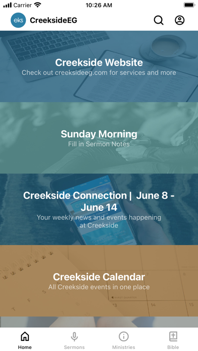 Creekside Christian Church EG Screenshot