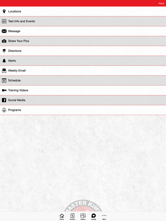 Master Kim’s Taekwondo iPad screenshot 4 - Sports app