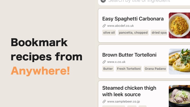 Simple Recipe Keeper - Recipin