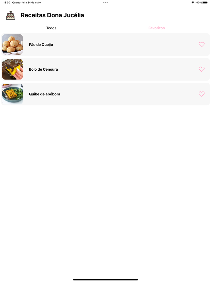 Receitas Dona Jucélia