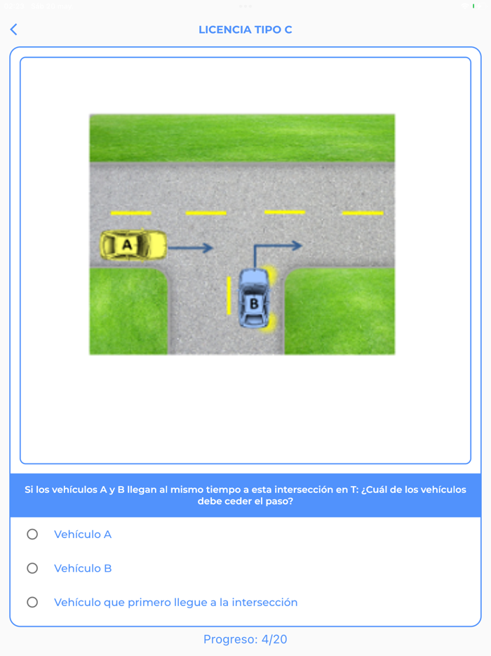 Test de Licencia de Conducción