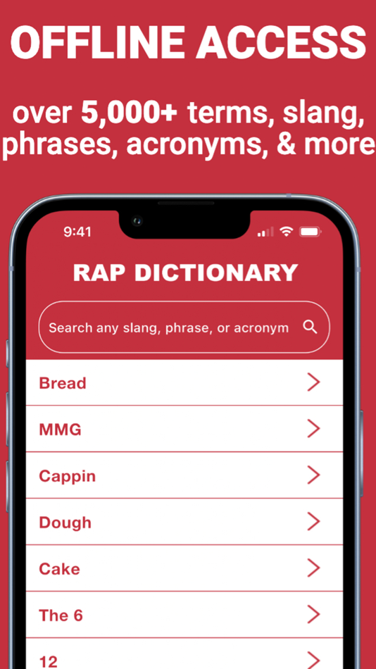 #2. Rap Dictionary+ (iOS) Podle: DailyRapFacts, LLC.