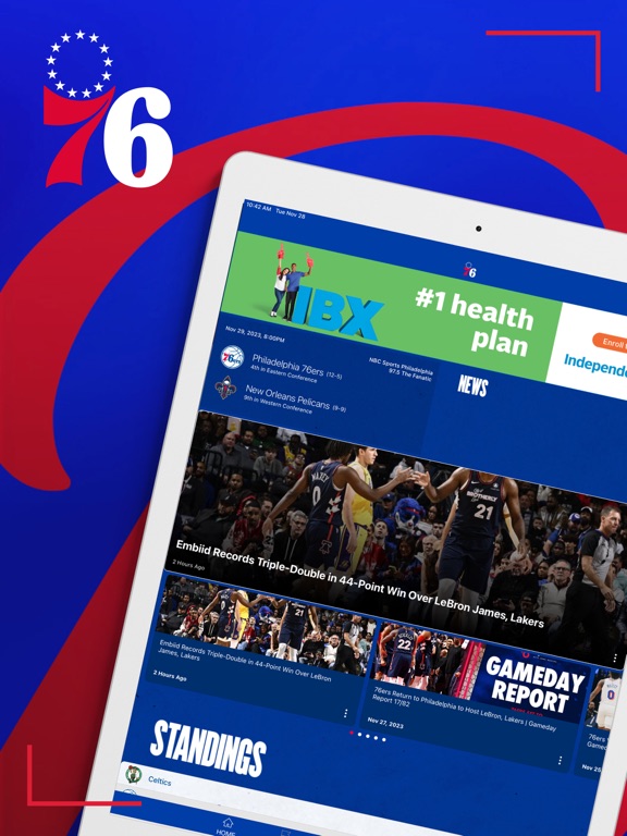 Screenshot #4 pour Philadelphia 76ers