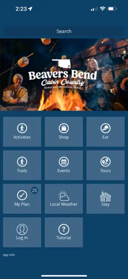 Game screenshot Visit BeaversBend CabinCountry mod apk