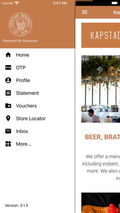 Kapstadt Brauhaus Screenshot