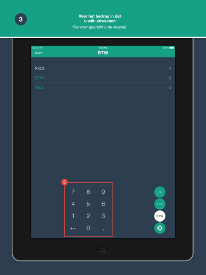 BTW berekenen app - BTW