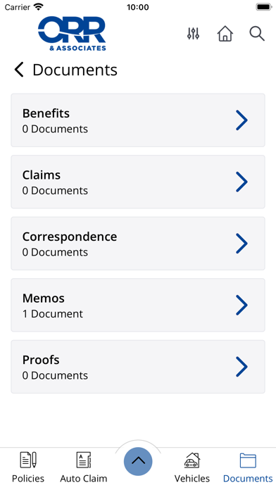 Orr and Associates Insurance Screenshot