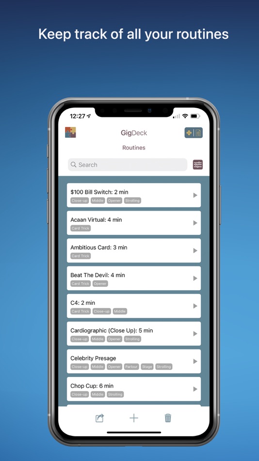#7. GigDeck (iOS) 由: Jonathan Levit Consulting