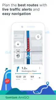 tomtom amigo gps maps, traffic iphone screenshot 1