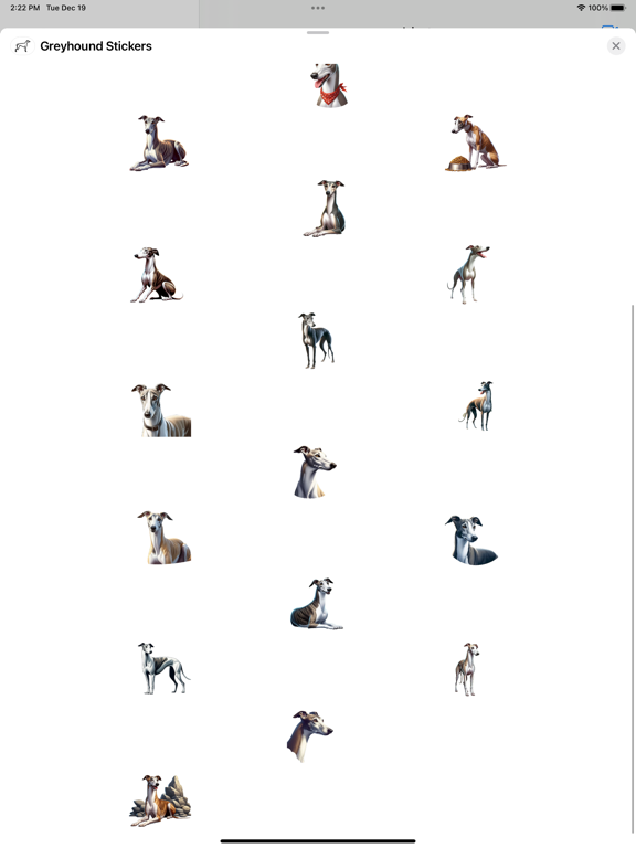 Screenshot #5 pour Greyhound Stickers