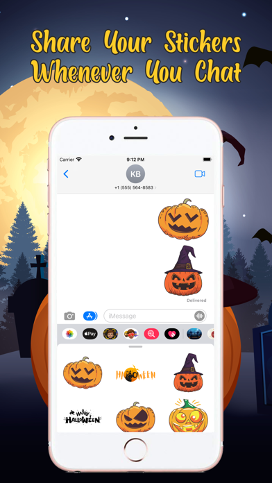 Halloween Sticker Emojis Screenshot