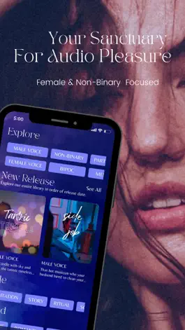 Game screenshot Guided By Glow: Erotic Audio apk