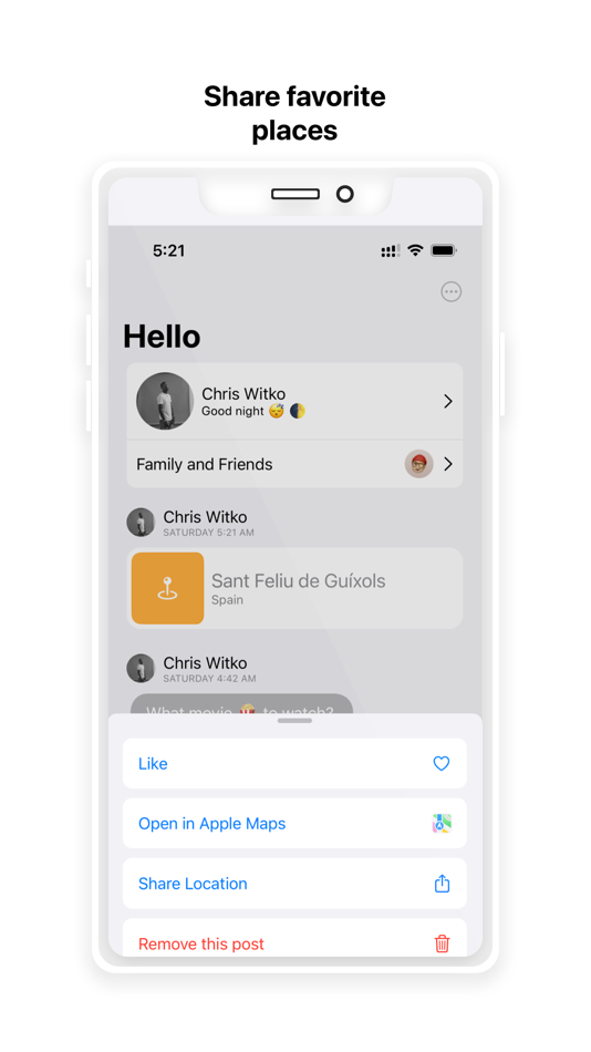 #3. The Hello App (iOS) By: SUBURB STUDIO