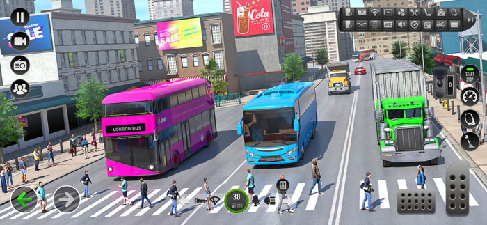 1 bus driving sim games pro 