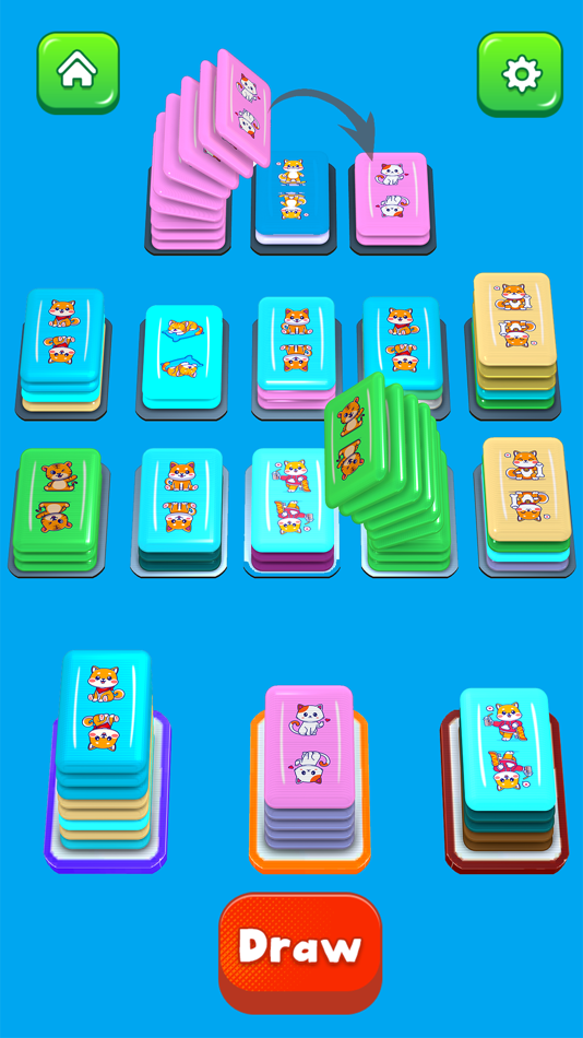 Color Card Shuffle Sort Games - 1.0 - (iOS)