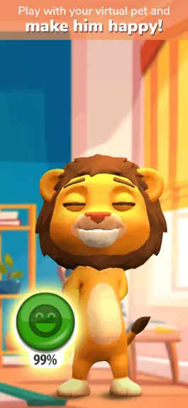 Game screenshot Talking Lion Virtual Pet Games apk