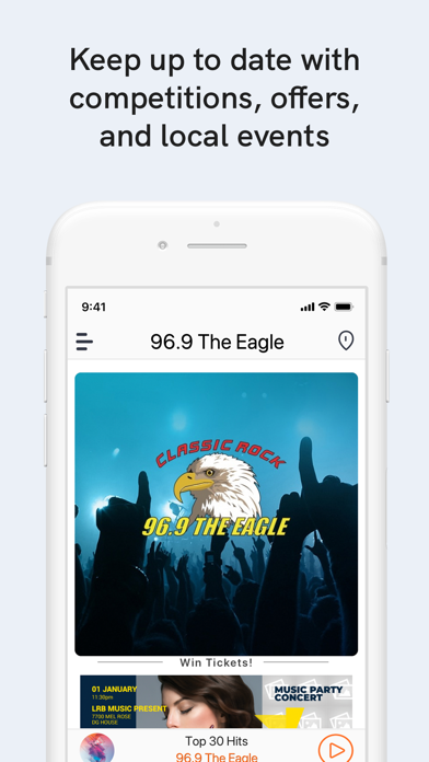 96.9 The Eagle KKGL Screenshot