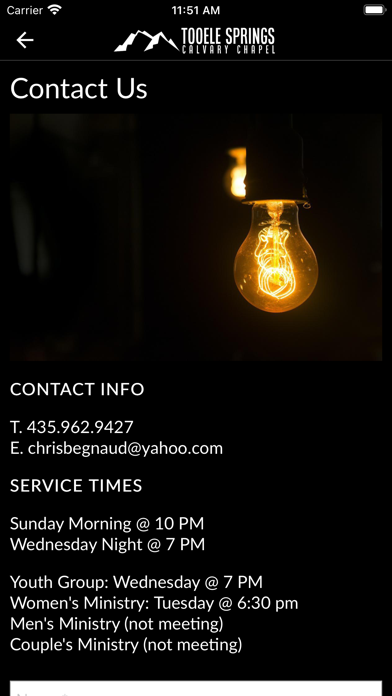 Tooele Springs Calvary Chapel Screenshot