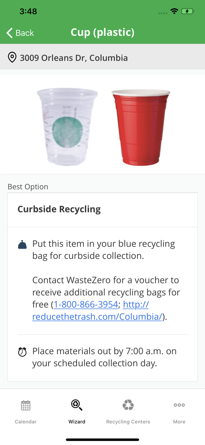 COMO Recycle and Trash