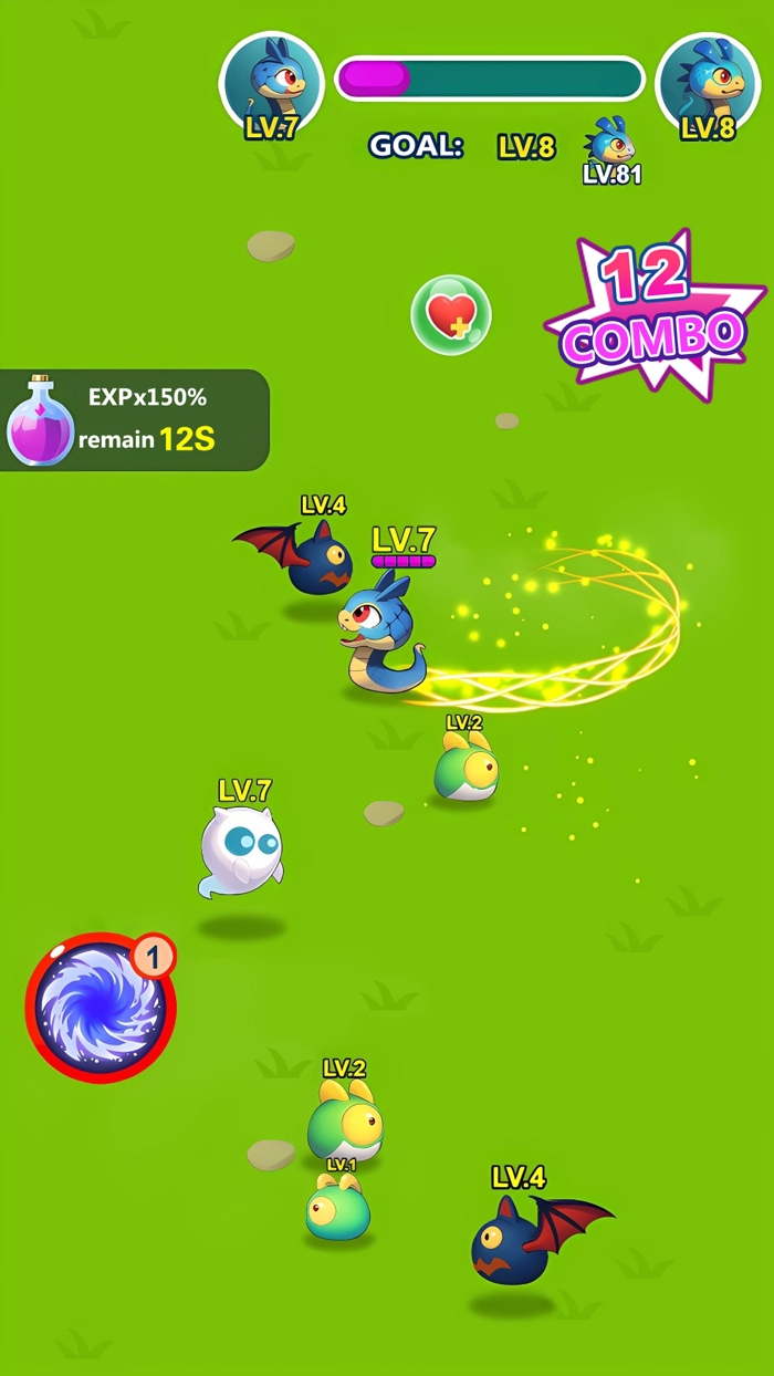 Greedy War-Snake Battle