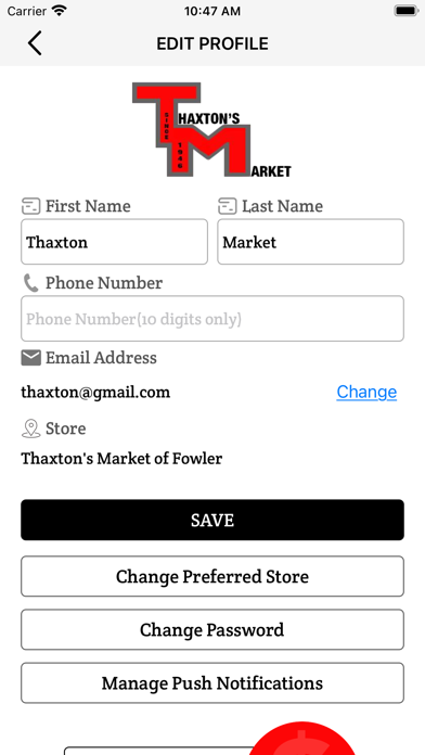 Thaxton’s Market Screenshot